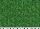 New Listing1 2/3 Yards Fabric Green Floral 44" Wide Vintage 1960s 70s Cotton Estate Find