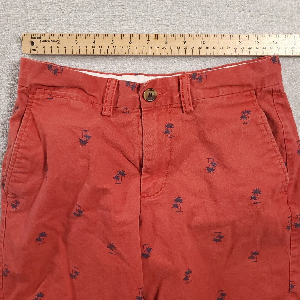 Pantalones Cortos Chinos Old Navy Ultimate Delgados Flexibles Integrados Palmeras Para Hombre 29 Naranja Foto 4 de 4