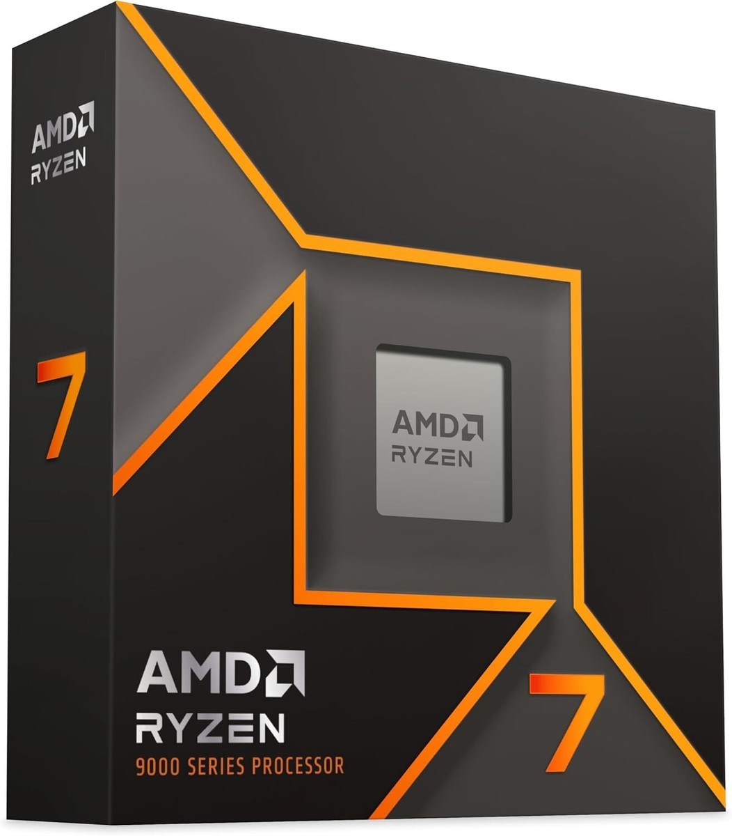 AMD Ryzen 7 9700X Processor, AM5, 8-Core, 3.8GHz (5.5GHz Turbo