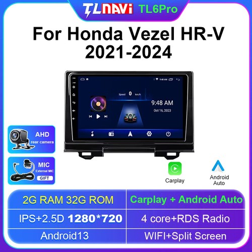 For Honda Vezel HRV 2021-2024 W/ 2K Screen 4G Head Unit Android Player Radio - Picture 34 of 48