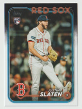 2024 Topps Update #US178 Justin Slaten RC - Boston Red Sox