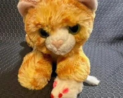 Suzie The Orange Stuffed Tabby Cat