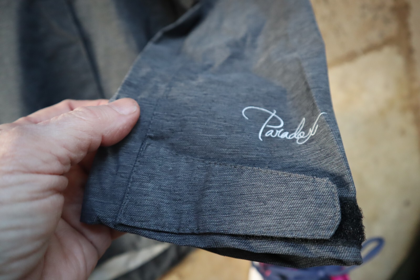 Gray PARADOX Lightweight Zip Front Windbreaker St… - image 4