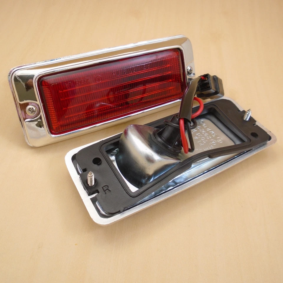 PARA MAZDA RX3 RX4 929 PASTILLA INTERMITENTE LUCES MARCADORAS LATERALES LENTE ROJO X4 PLÁSTICO Foto 3 de 4