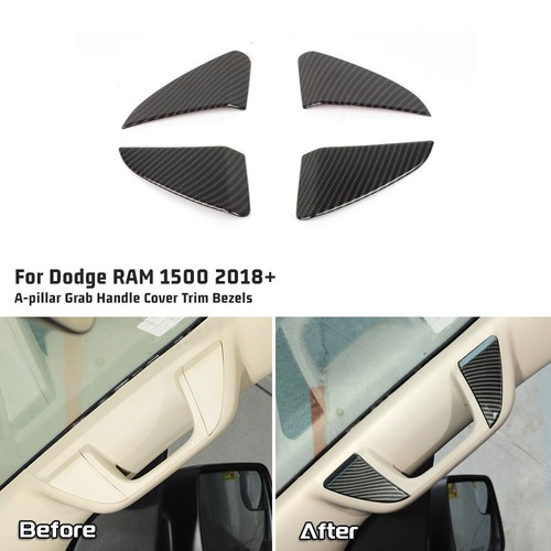 Pegatina de fibra de carbono para Dodge RAM 1500 2018+ - Imagen 3 de 8
