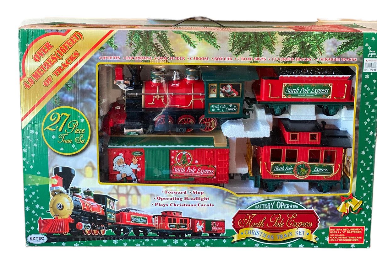 Eztec christmas train best sale set