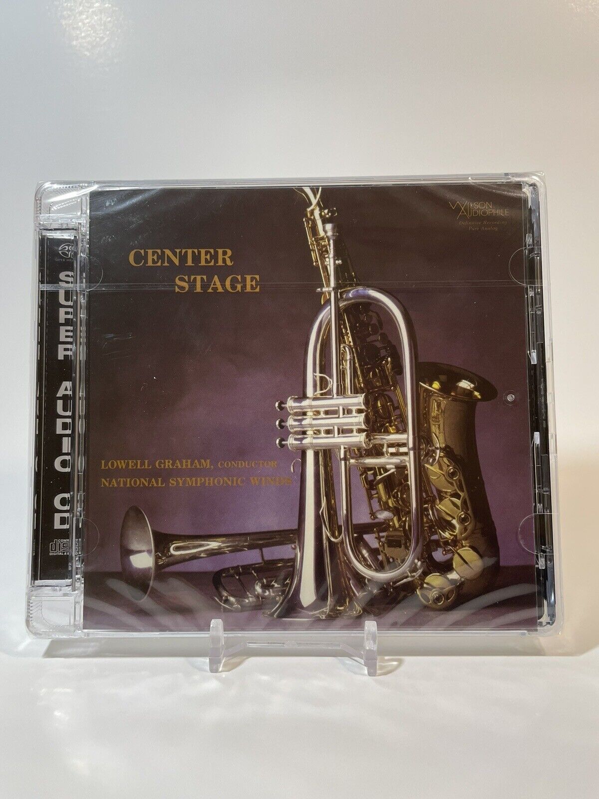 SACD: Center Stage Lowell Graham National Symphonic Winds Super Audio CD SEALED