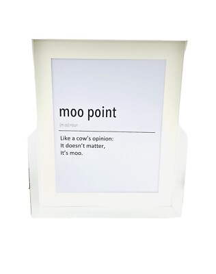 TV Show Friends Moo Point Print