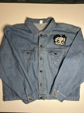 VINTAGE BETTY BOOP DENIM JACKET 90s SIZE XL