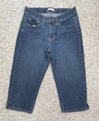 Lee Jeans Women's  Size 6p Lower on the Waist Denim Capri Stretch ( 28x18)