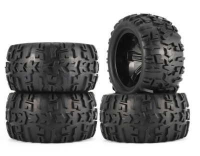 1/8 Rc Monster Truck 17mm Hex Wheels Tires Set For Traxxas Summit