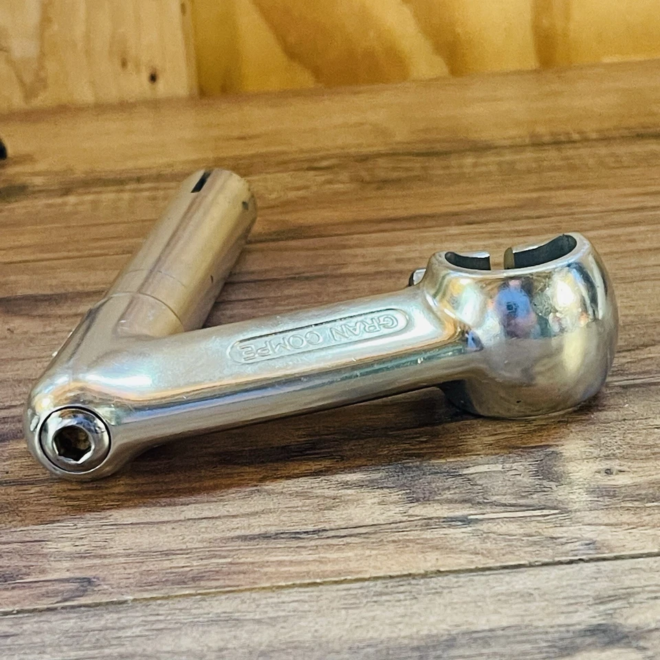 NOS Dia-Compe Gran Comp 1-inch Road Quill Stem 90mm 26.0 Vintage 1981 Silver - Image 3 of 4