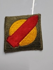 WW2 US Army 1st Coast Artillery Shoulder Patch