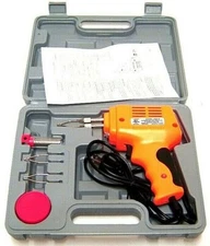 5 pc Soldering Iron Gun Welding  Tools 120v Welder Solder with case 