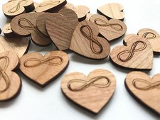 Bunte Holz-Herzen Als Streudeko – 300 Stück Für Hochzeit, Taufe & Party