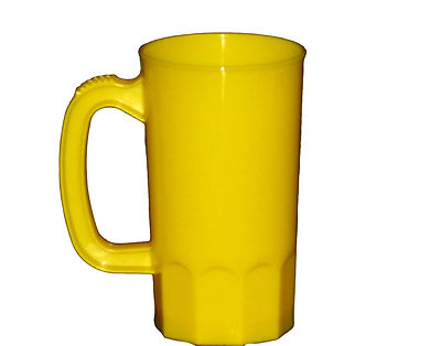6 32 Ounce Yellow Beer Mugs/Steins Lead Free No BPA MADE IN AMERICA!  Recyclable* | eBay