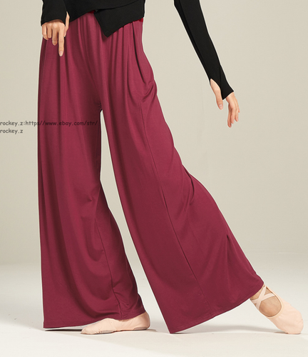 Womens Modal Cotton Soft Yoga Pants High Waist Strench Sports Dance Harem Pants - Picture 5 of 27