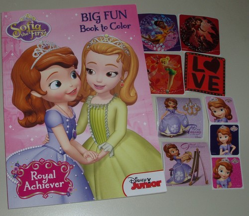 Disney Junior SOFIA the FIrst ‘Royal Achiever' Fun Coloring Book 8"x11" size
