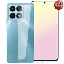 4 PCS TEMPERED GLASS for HONOR X8a SSCREEN PROTECTOR FILM DISPLAY X 8a