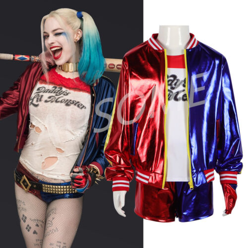 Book Week Adult Harley Quinn Fancy Dress Costume Accessory Outfit Cosplay Party - Picture 1 of 16