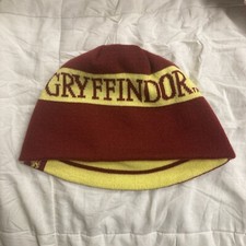 Universal Studios Gryffindor Harry Potter Red Gold Cap Reversible Beanie Hat