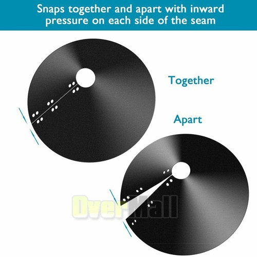 Squirrel Proof Bird Feeder Heavy Duty Baffle Guard 14 in Diameter - 1 Pack Black - Picture 10 of 16