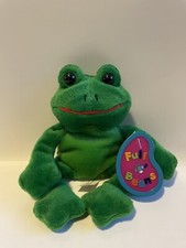 Avon Full O' Beans Tad the Frog 1999 Plush Collectible Toy March/Aquamarine 7