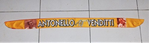 Sciarpa ANTONELLO VENDITTI Banana Tour Concerto 95 cm Roma fascetta - 第 1/2 張圖片