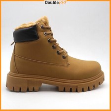 Scarpe da Donna Scarponi Scarponcini Trekking Eco Pelle Anfibi Stivali Montagna