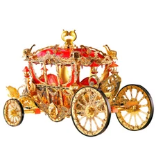 Piececool 3D Model Kits Princess’S Carriage Metal Model Puzzles Halloween Gifts