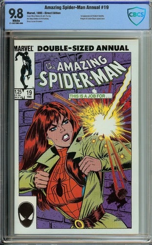 AMAZING SPIDER-MAN ANNUAL #19 CBCS 9.8 WHITE PAGES MARVEL COMICS 1985