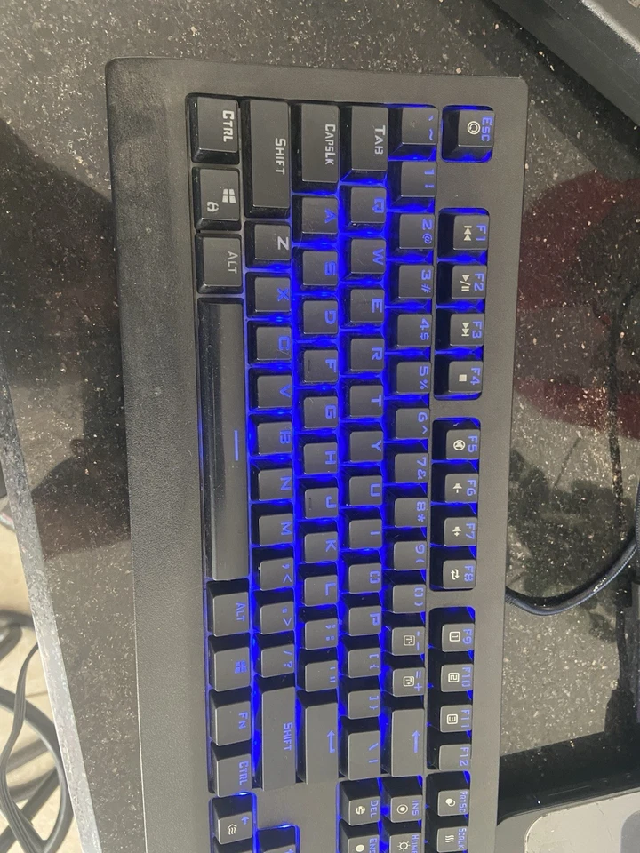 Tecknet Mechanical Keyboard Wired Gaming Keyboard Changing Color Keyboard - Image 2 of 3