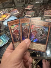 Yugioh! 3x DoomZ VII Seven - Elara DOOD-EN010 Super Rare 1st Ed NM