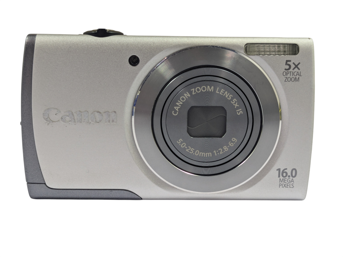 Canon 16MP Digital Camera 5x Zoom Wi-Fi PowerShot A3500 IS Silver
