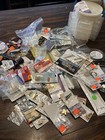 Huge Jewelry Making Lot Wire Findings Bead Wire Crimps Clasps Chains Tools + Box