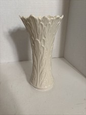 LENOX Vase Woodland 8.5 " Tall Embossed Vintage Made in USA Excellent Condition!