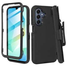 For Samsung A17 Case Belt Clip Kickstand Holster Screen Fits Otterbox Defender