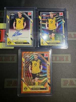 UEFA ペナント フラッグ サッカー レア 希少 2025-26 Topps Chrome Bundesliga Daniel Svensson Black /10 RC