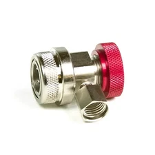 Yellow Jacket R134A High Side Auto Service 14mm Coupler w/ Red Knob Valve 41301