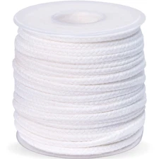 24 PLY Braided Candle Wick Spool White Woven Wicks Cord for Candle Making