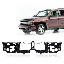CarPartsDepot Headlight Grille Mounting Header Panel Nose Compatible for