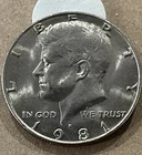 1981 D Kennedy Half Dollar Coin-Nice Rim- Free Shipping
