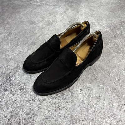 MOMA AvantGarde Leather Suede Men s Loafers Black Suede Size 43 US 9.5-10