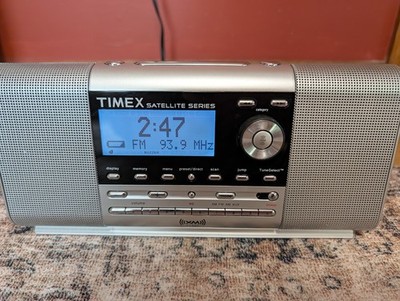Timex TMX1 Satellite Series XM Ready Alarm Clock Radio w/ Power Adapter RARE