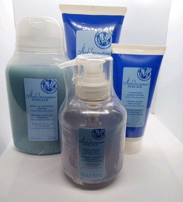 Perlier Mediterranean Skin and Shower Bundle All Sealed RARE
