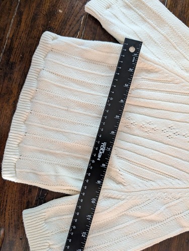 Intimately Free People Top XS The Romy Swit Crop Ivory White Sweater - Picture 5 of 9