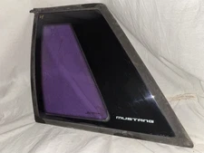 1987-1993 Ford Mustang LX Coupe Notchback Driver Left Quarter Glass OEM Carlite