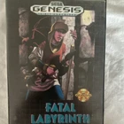 SEGA Fatal Labyrinth Sega Genesis 1991 Manual Included Role Playing NTSC-U/C