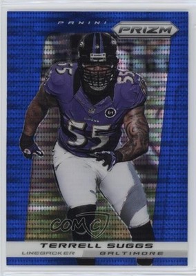 2013 Panini Prizm Wal-Mart Blue Pulsar Prizm Terrell Suggs #6 12xq