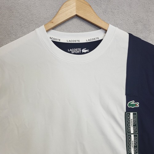Lacoste Sport Shirt Herren 2XL Colorblock Silikon Alligator Tennis Tee Ultra Dry SS - Bild 2 von 10